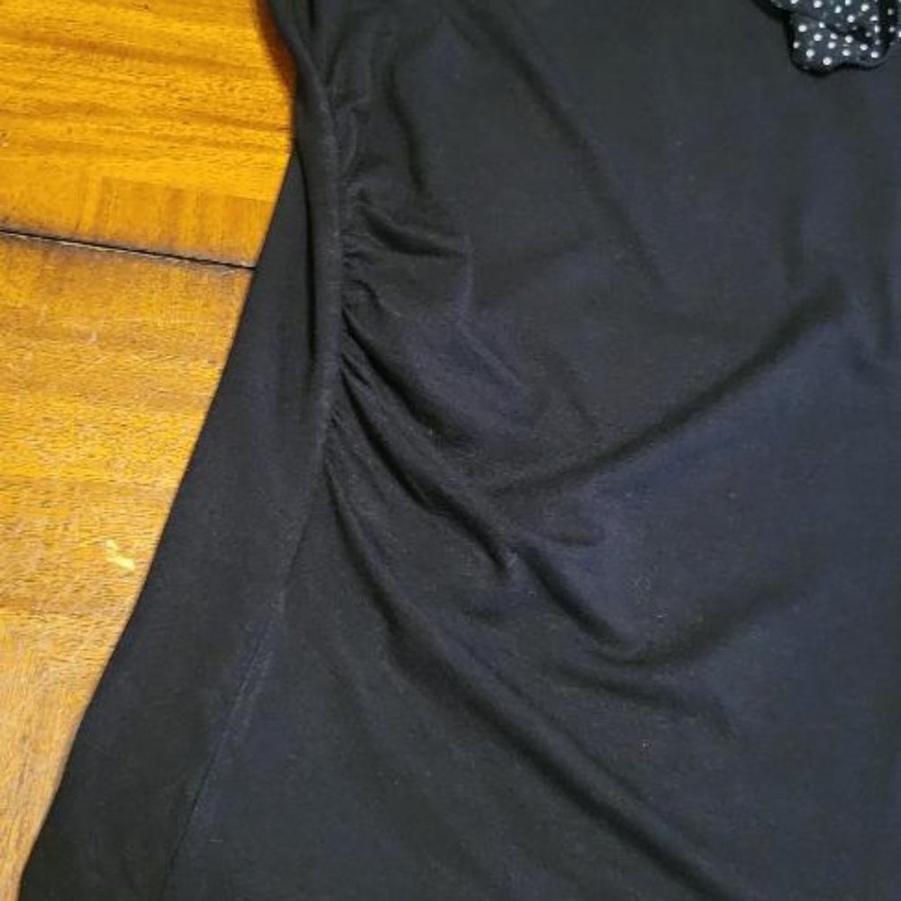 WHBM Dressy Black Tank with Ruffle Front - Picture 5 of 10